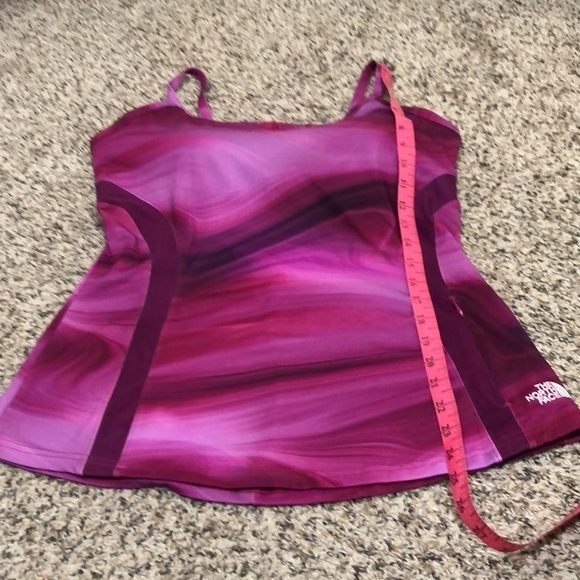 North Face Active Tank Top Size Large Purple Marble Tie Dye - Picture 11 of 12